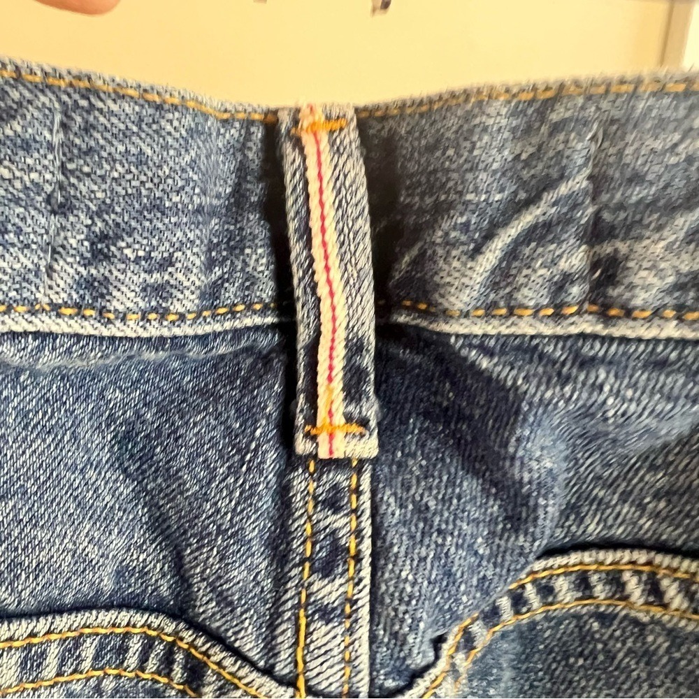 Zara Studio Wide Leg Distressed High Rise Jeans Blue Size S - Picture 13 of 16